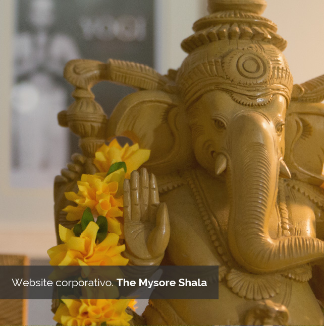 Diseño web Corporativo. The Mysore Shala | Bingin Design